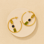 Kylie Gemstone Hoops
