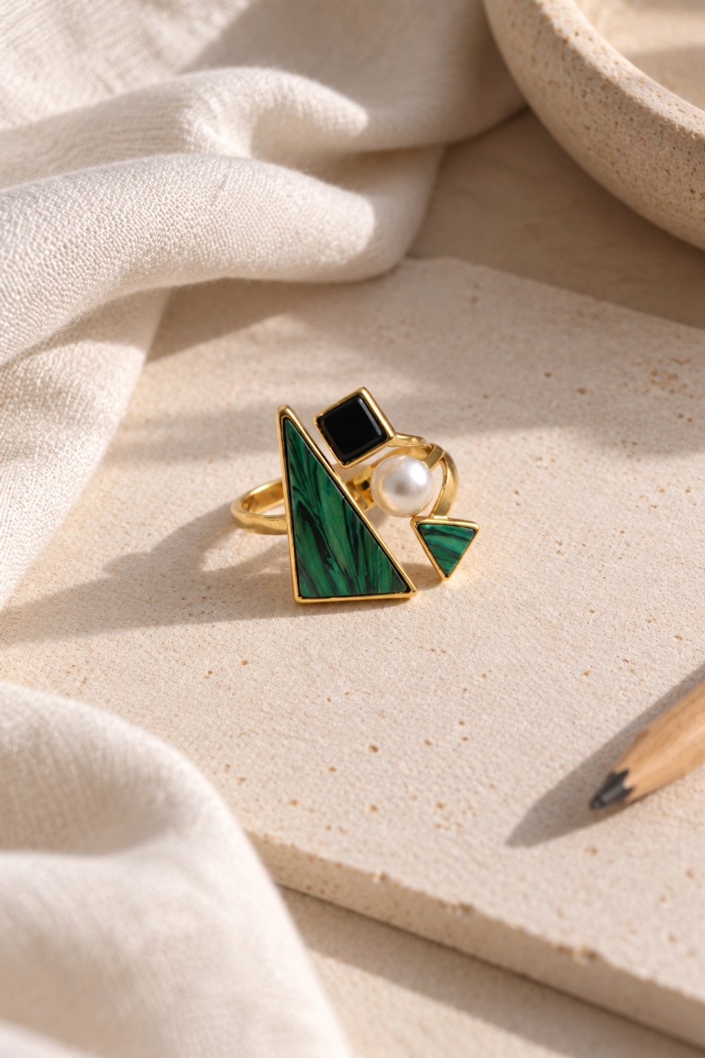 Laila Malachite Ring