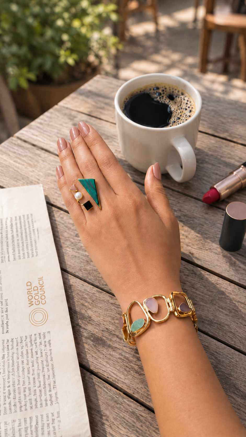 Laila Malachite Ring