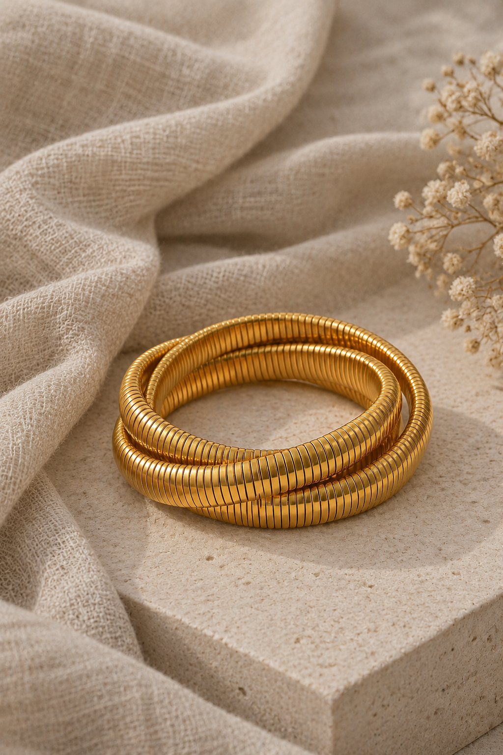 Maisha Triple Wrap Bangle