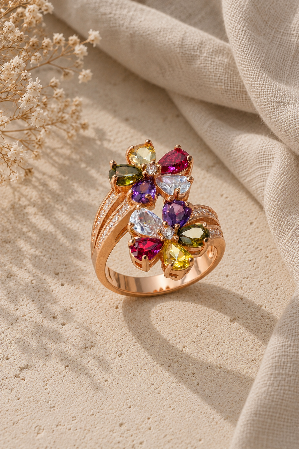 Miguel Flower Ring
