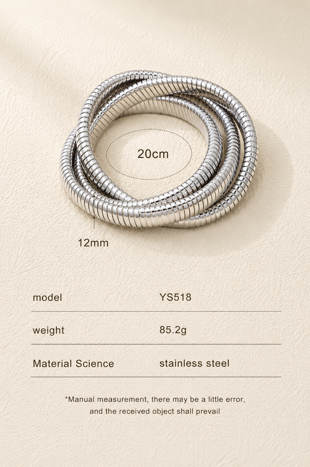 Maisha Triple Wrap Bangle