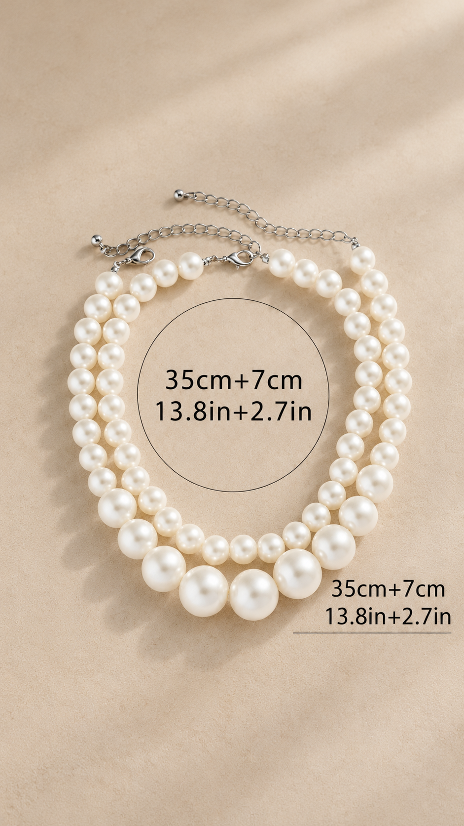 Double Layered Pearl Necklace
