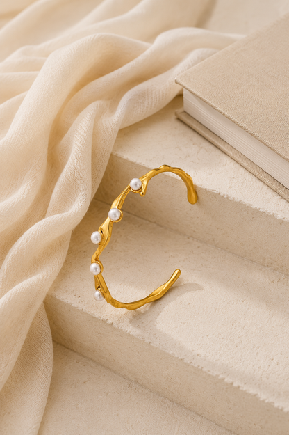 Pearl Cuff Bangle