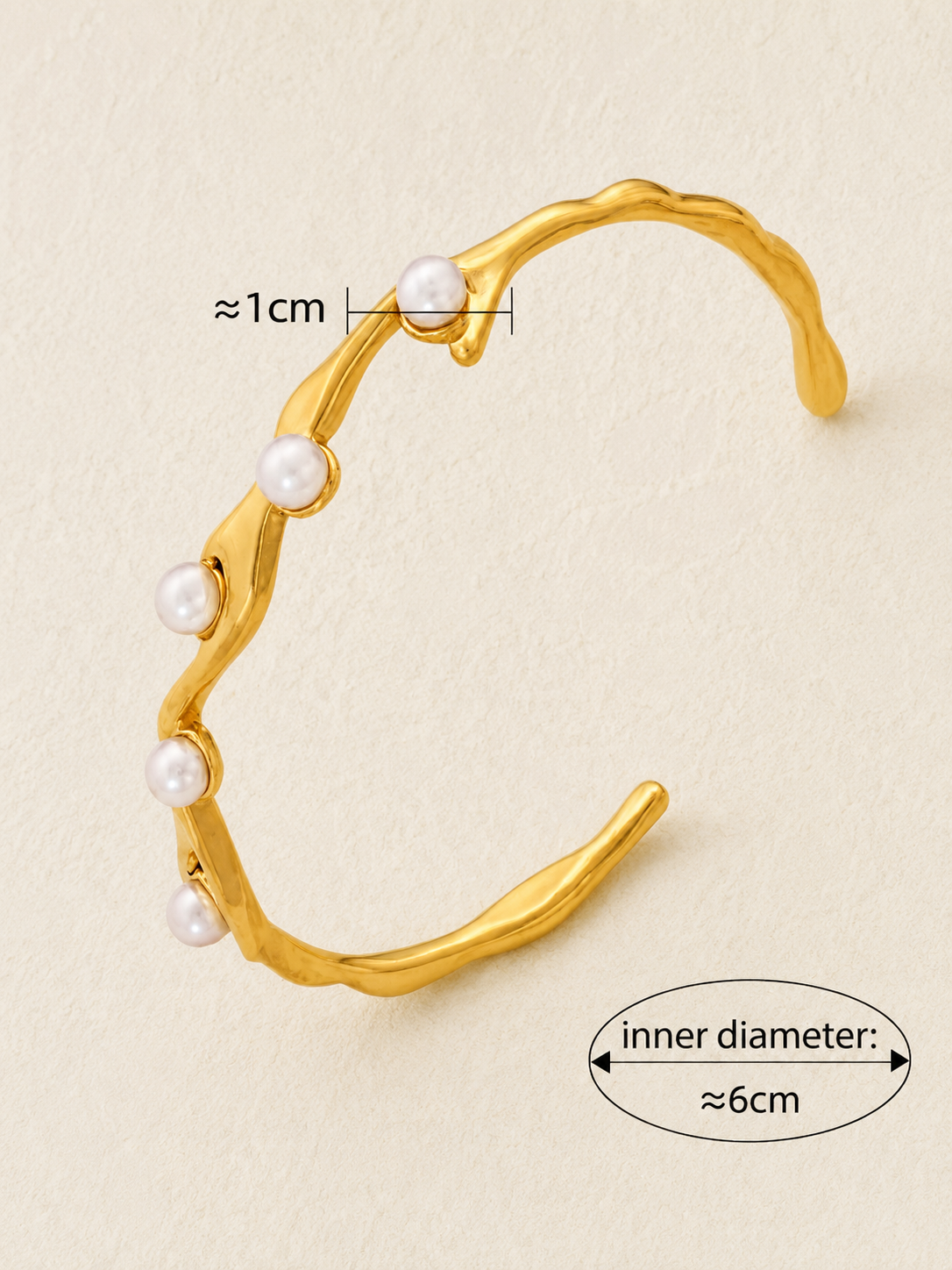 Pearl Cuff Bangle