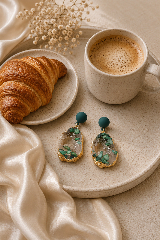 Resin Drop Earrings