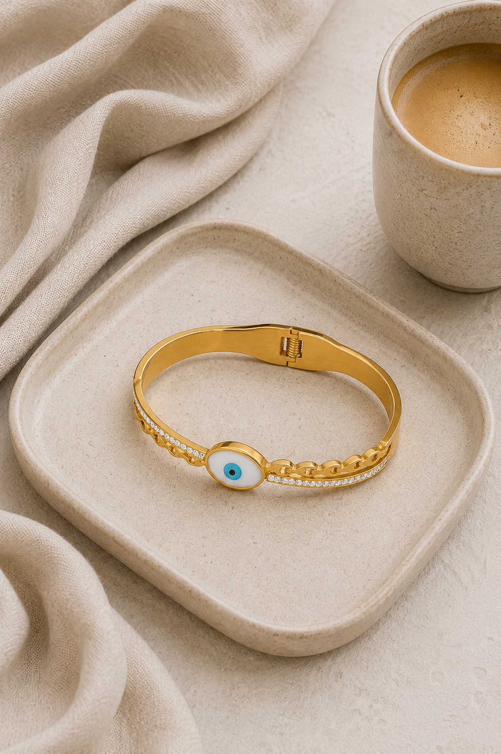Sadie Evil Eye Bangle