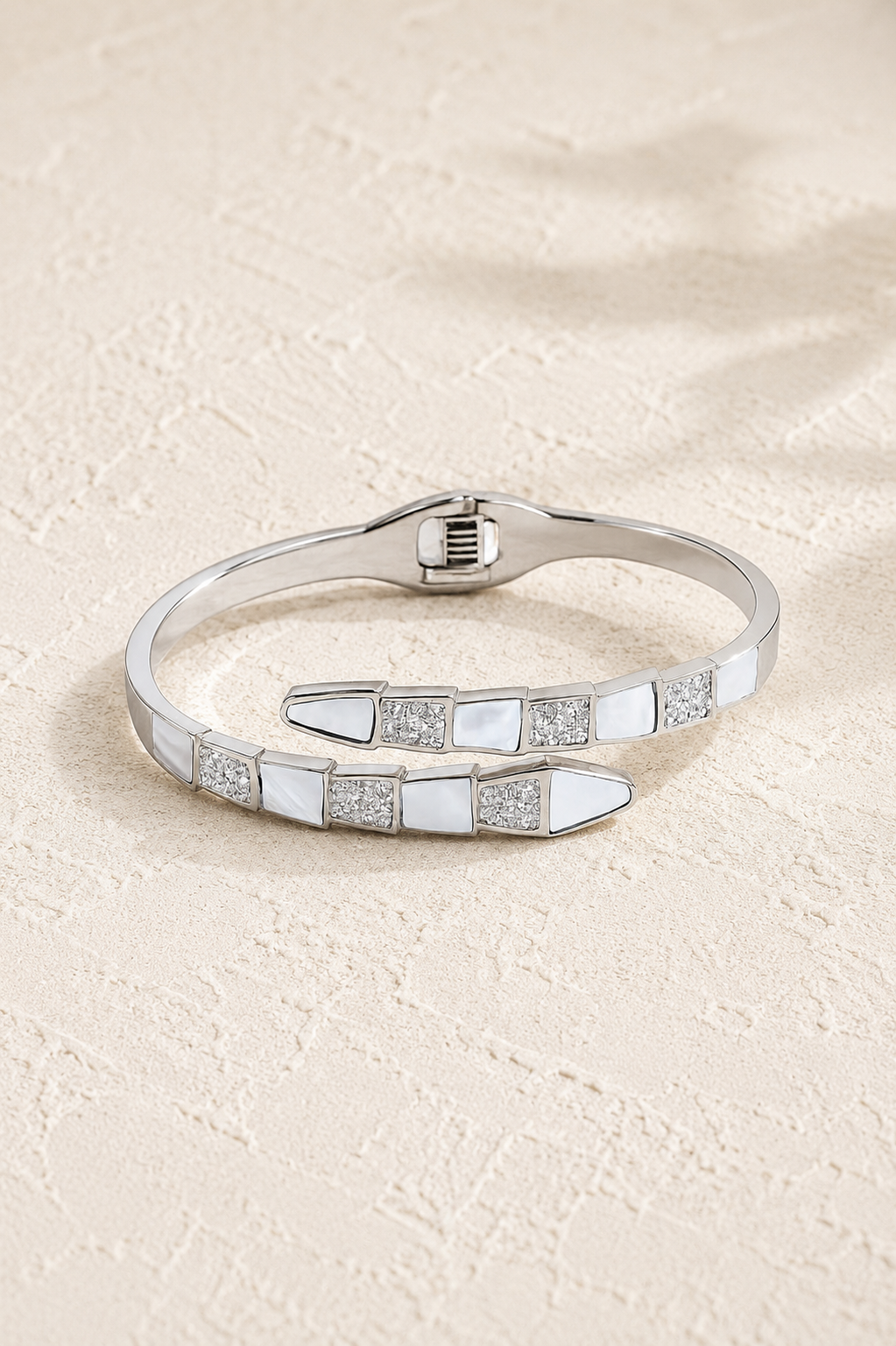 Serpent Openable Cuff Bangle