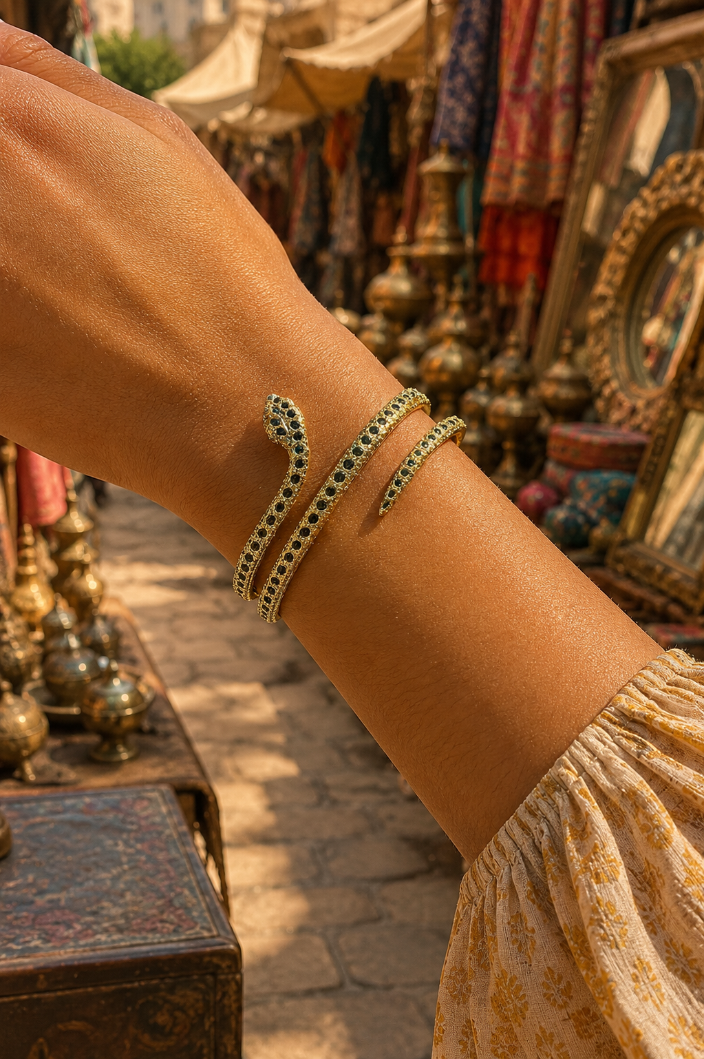 Snake Cuff Bangle