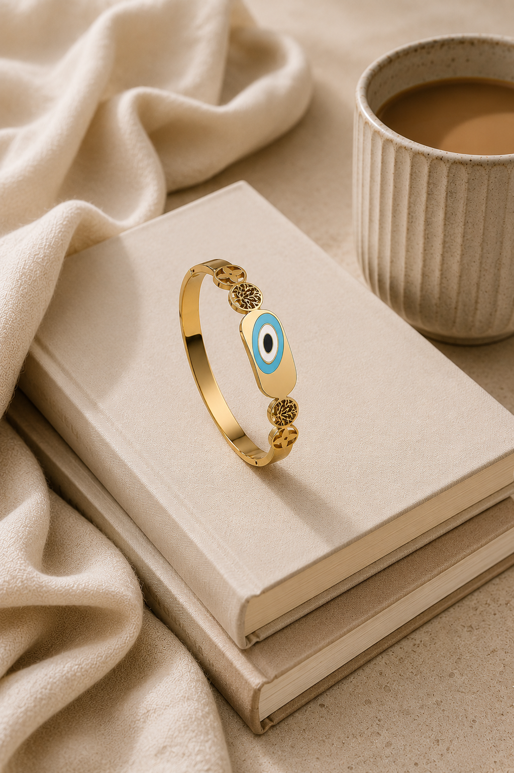 Stylish Evil Eye Bangle