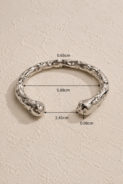 Textured Cuff Bangle