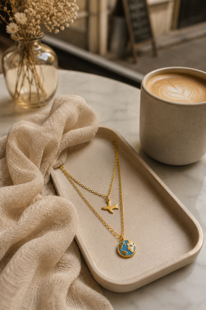 Travel Charms Necklace