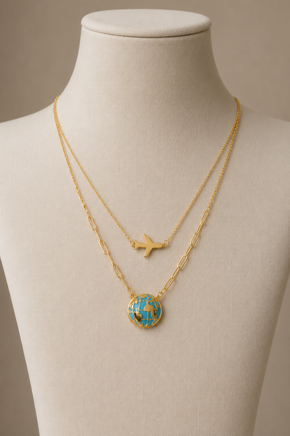 Travel Charms Necklace