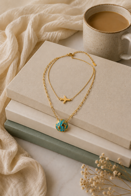 Travel Charms Necklace