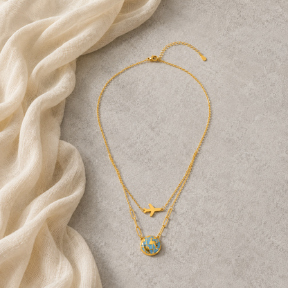 Travel Charms Necklace