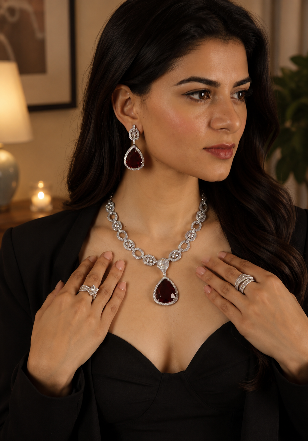 Aleya Set (Necklace + Earrings)