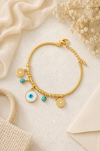 Amanda Evil Eye Charms Bracelet