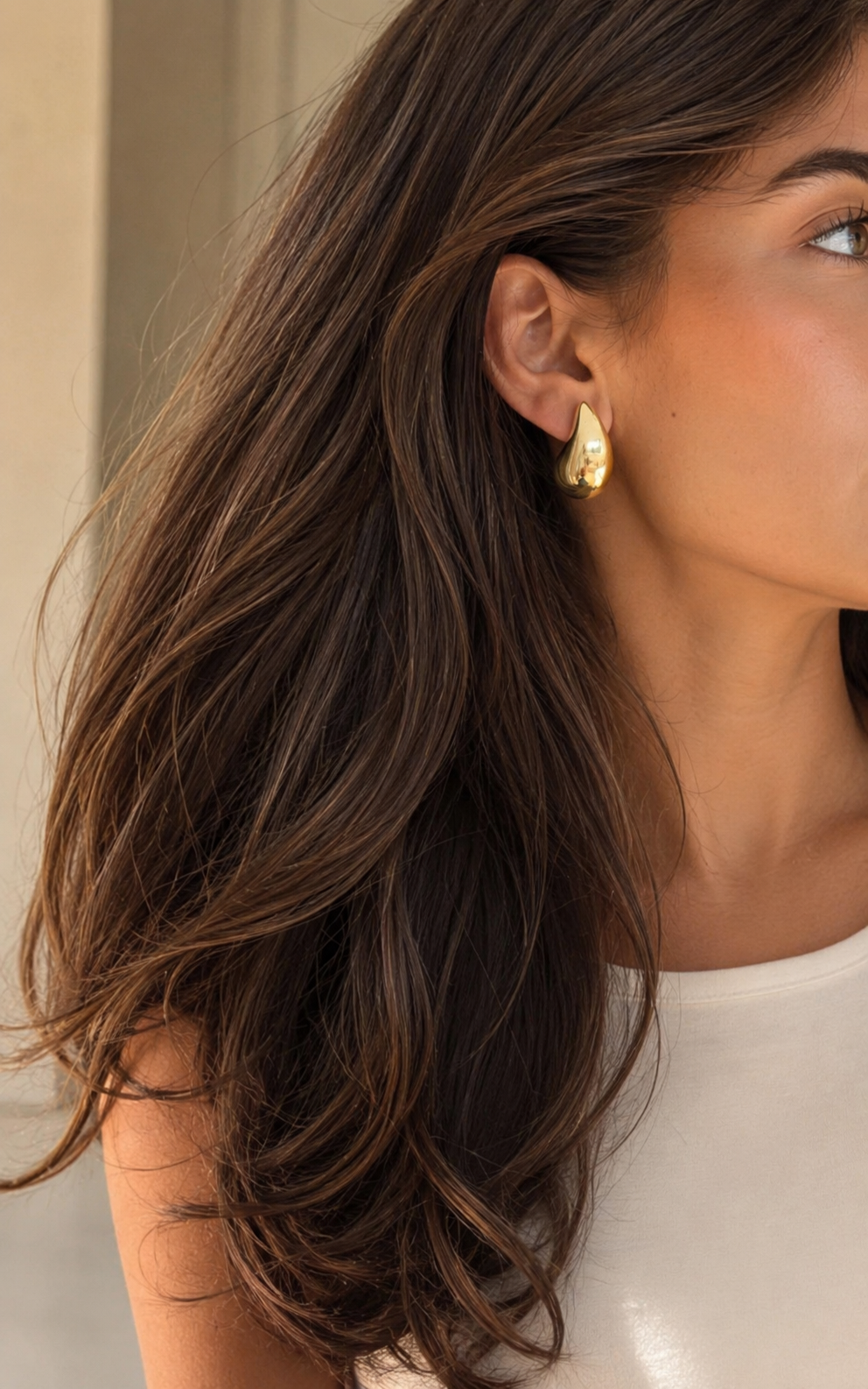 Arabella Medium size Tea Drop Earrings