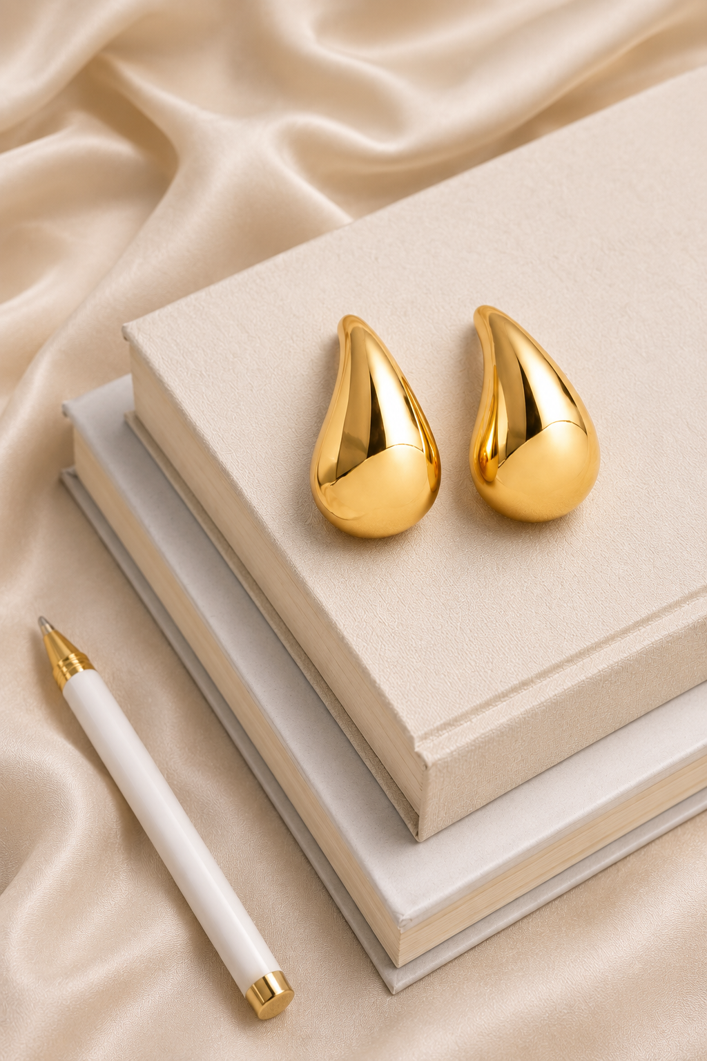 Arabella Oversized Tea Drop Earrings