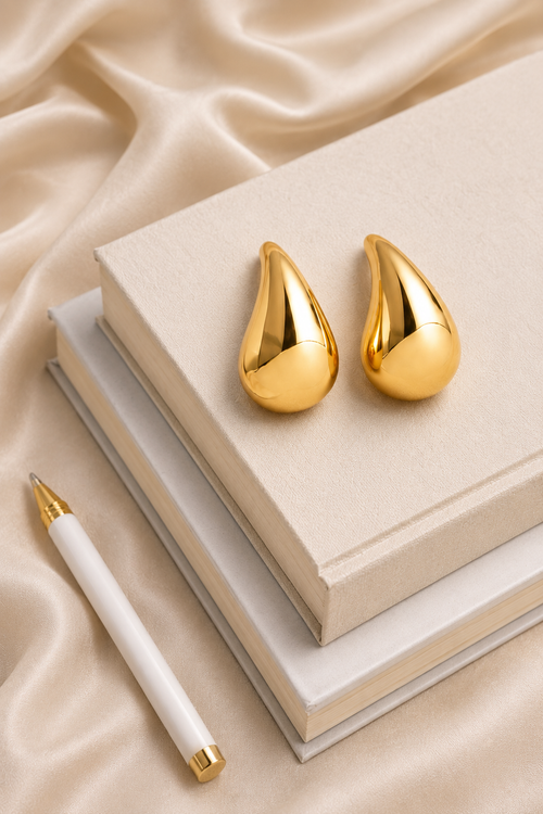 Arabella Oversized Tea Drop Earrings