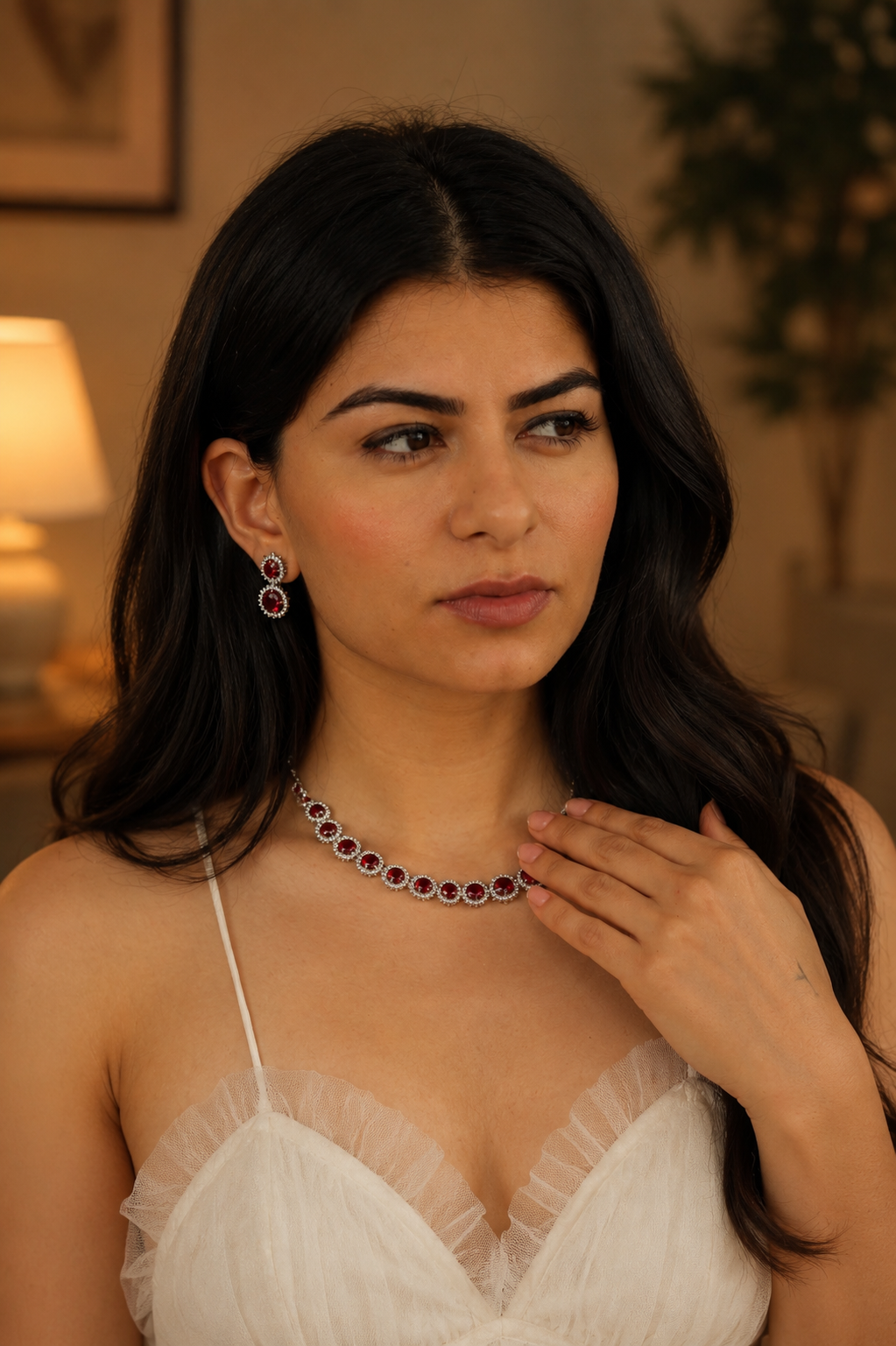 Asha Set (Necklace+Earrings)