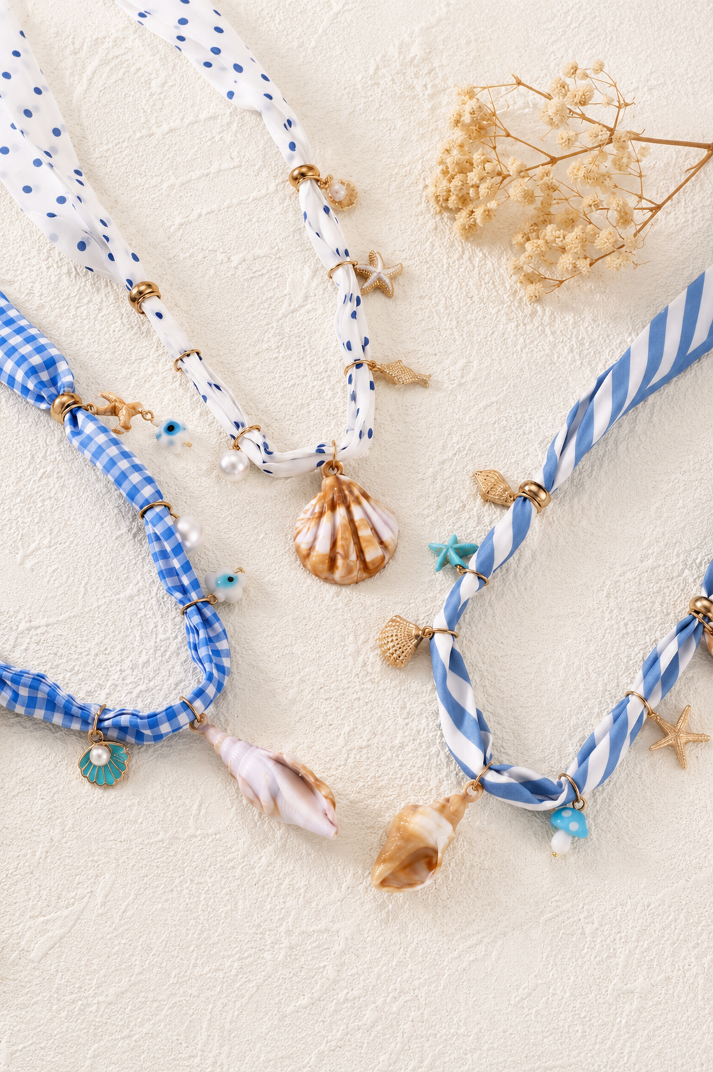 Scarf Charms Necklace