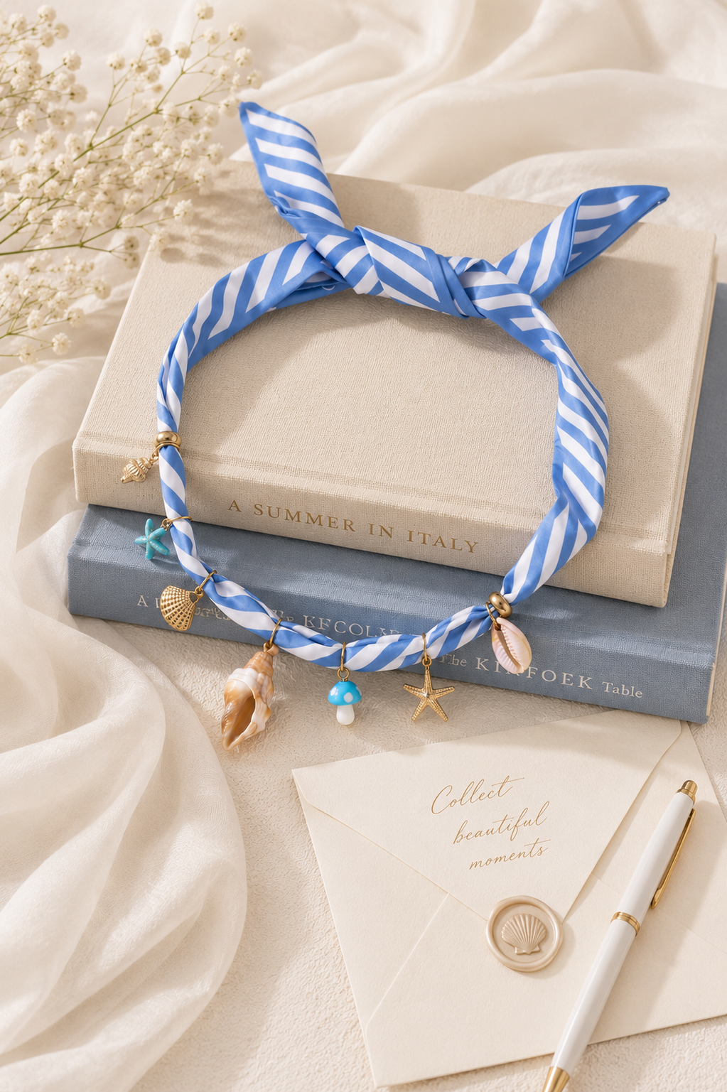 Scarf Charms Necklace