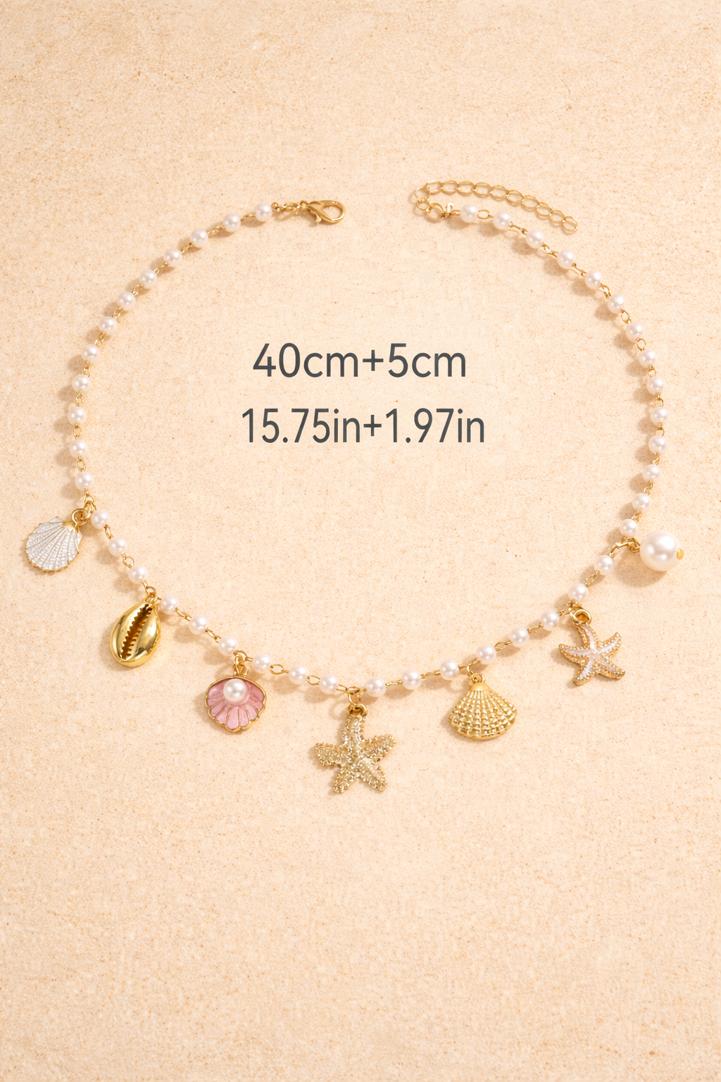 Bohemian Beach Charms Necklace