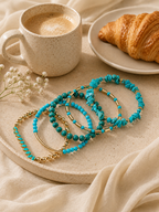 Boho Beaded Bangle Set