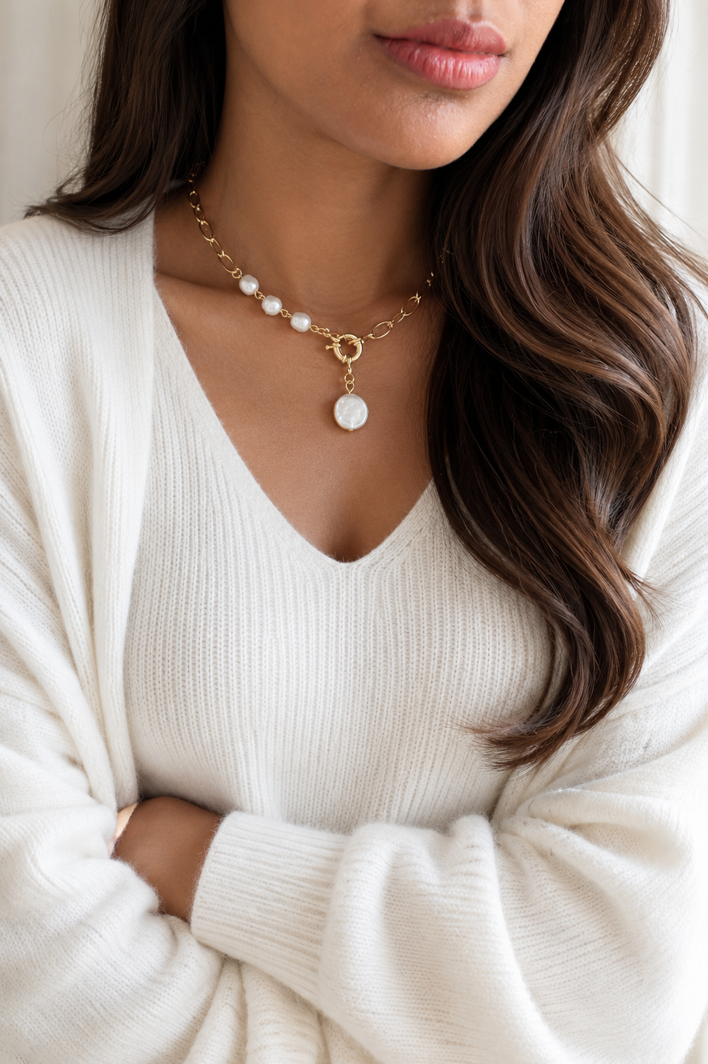 Calista Pearl Necklace