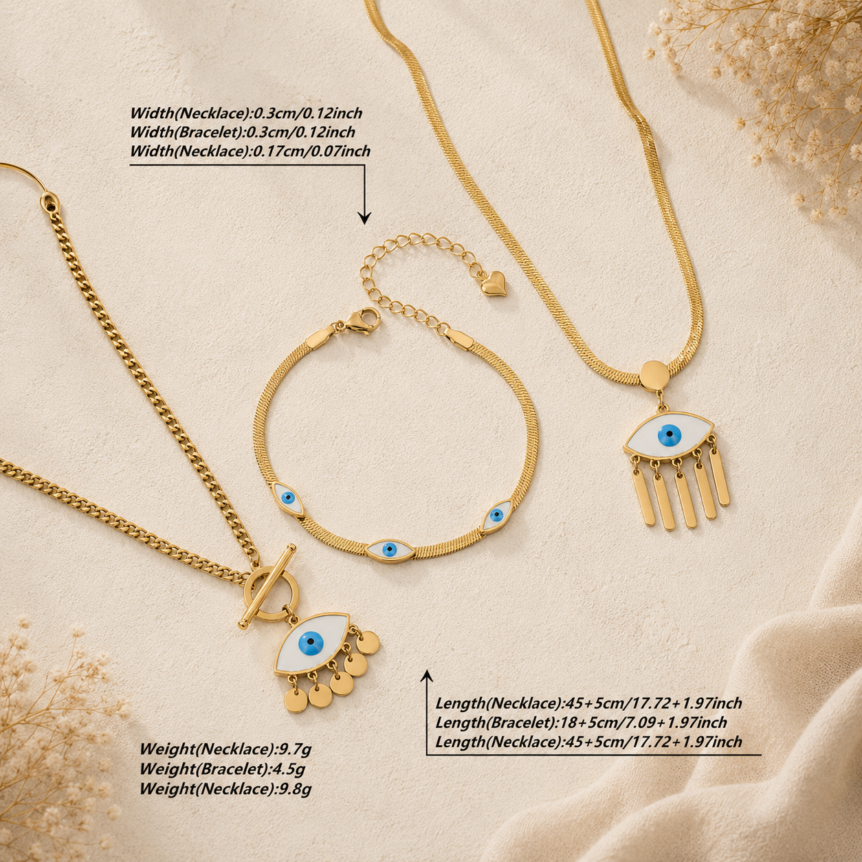 Evil Eye Gift Set (Set of 3)