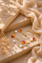 Flower Bead Bracelet