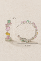 Gemstone Cuff Earrings