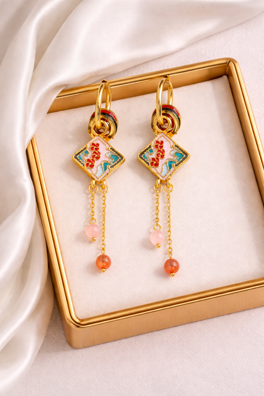 Geometric Dangle Earrings