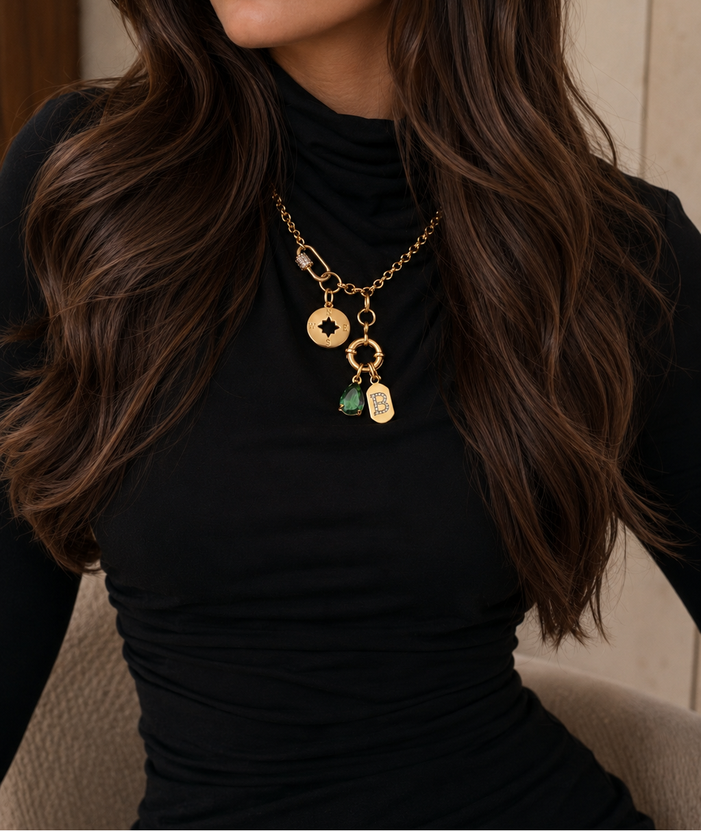 Initial Charms Necklace