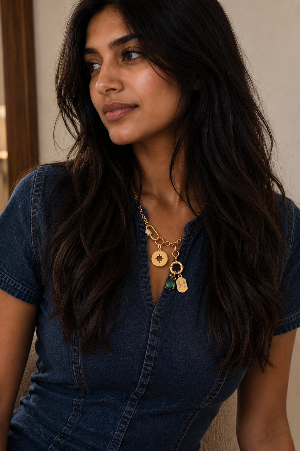 Initial Charms Necklace