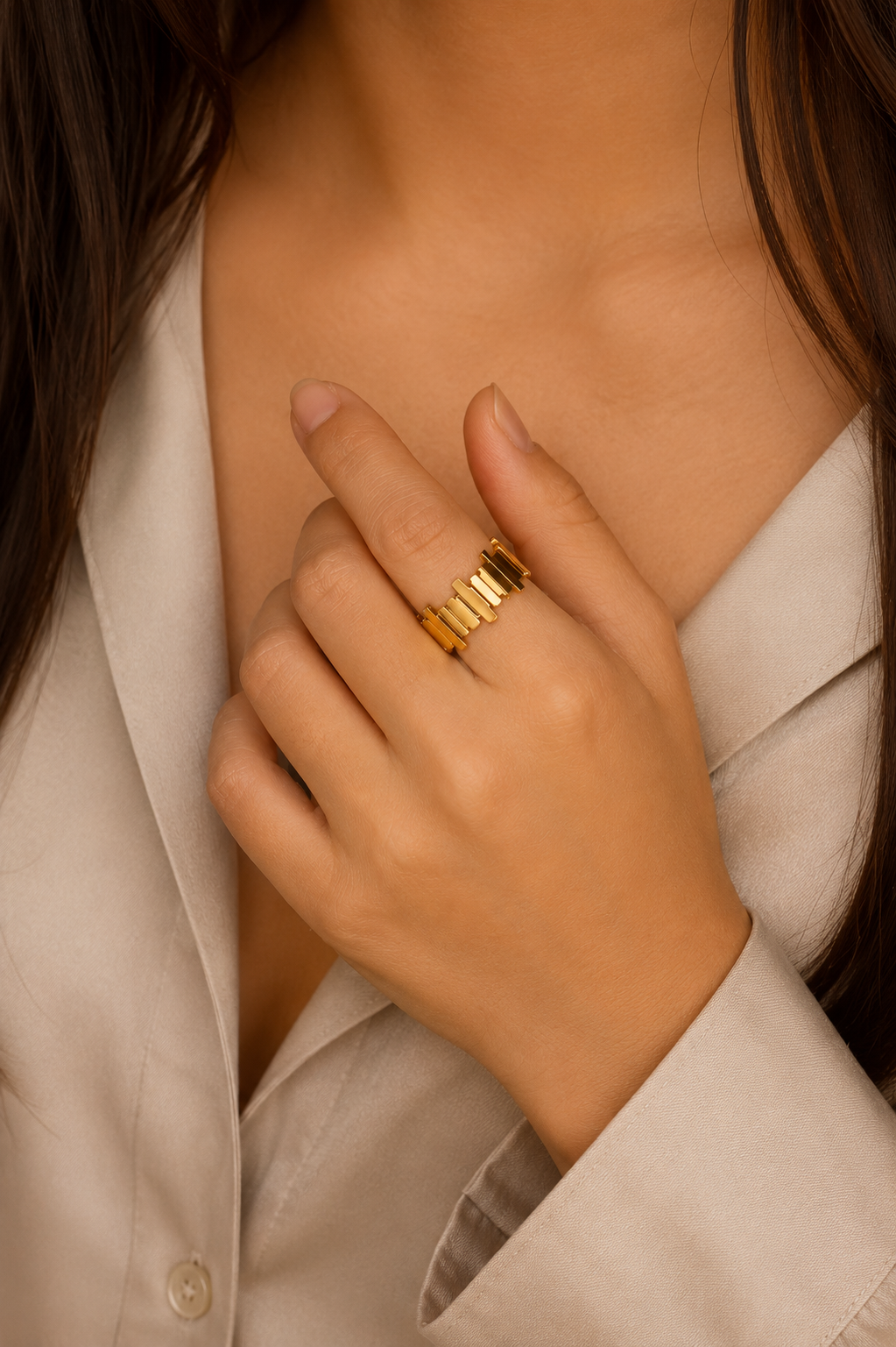 Irregular Geometric Ring