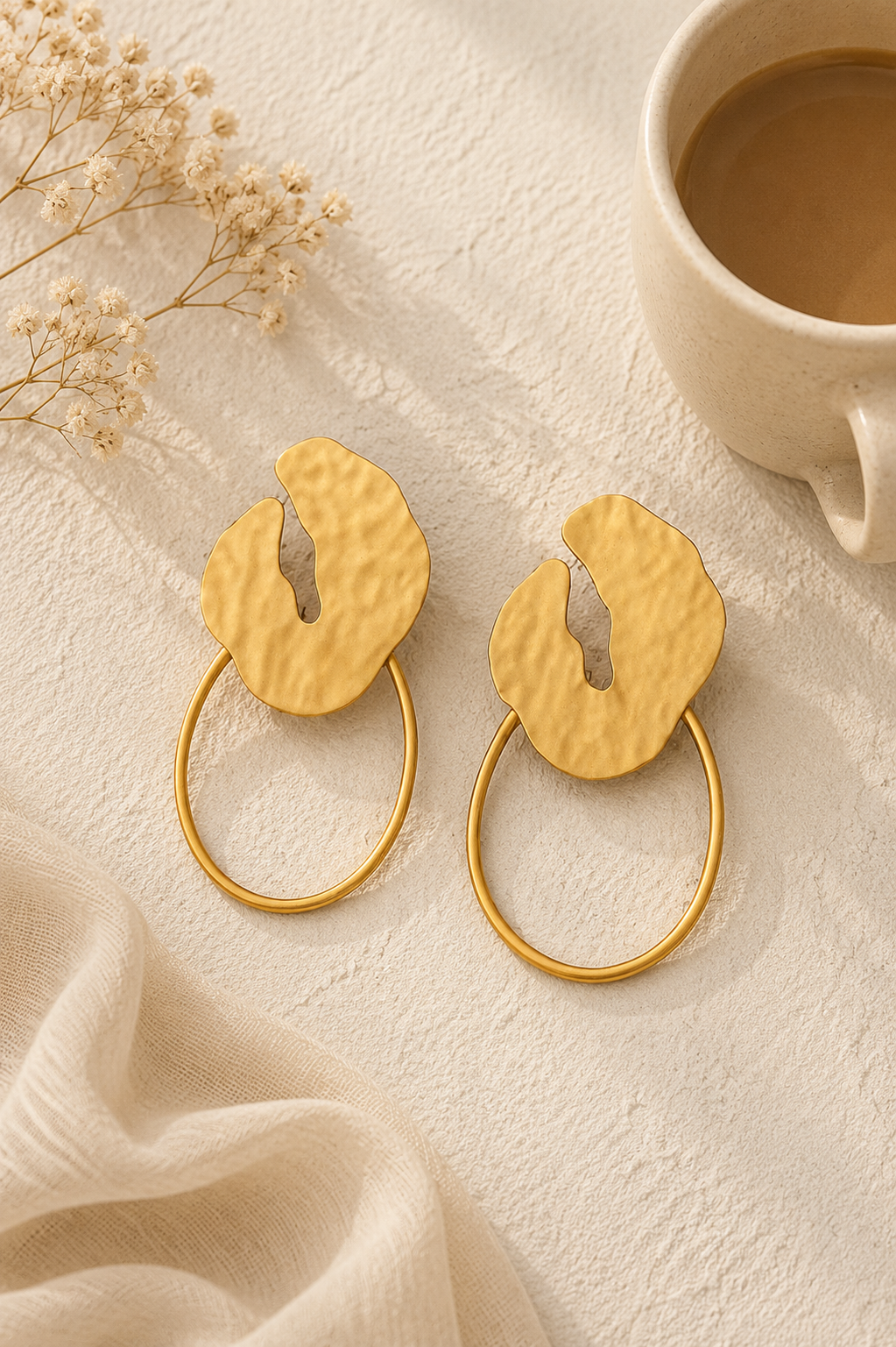 Kiah Textured Earrings