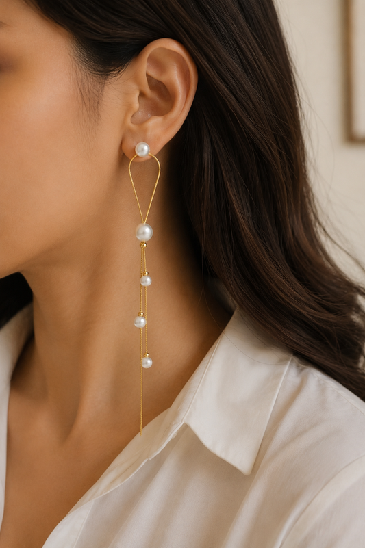 Kisha Pearl Baroque Earrings