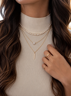 Layered Pearl Necklace