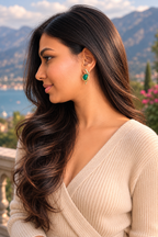 Lola Malachite Earrings