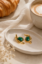 Lola Malachite Earrings