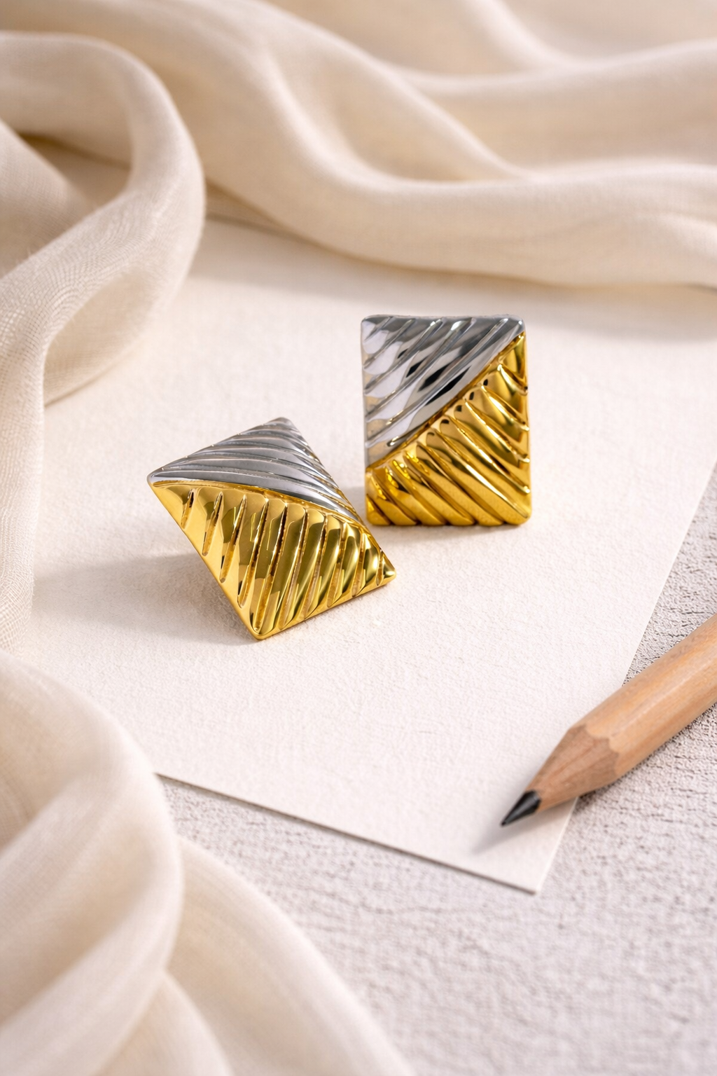 Luca Statement Studs