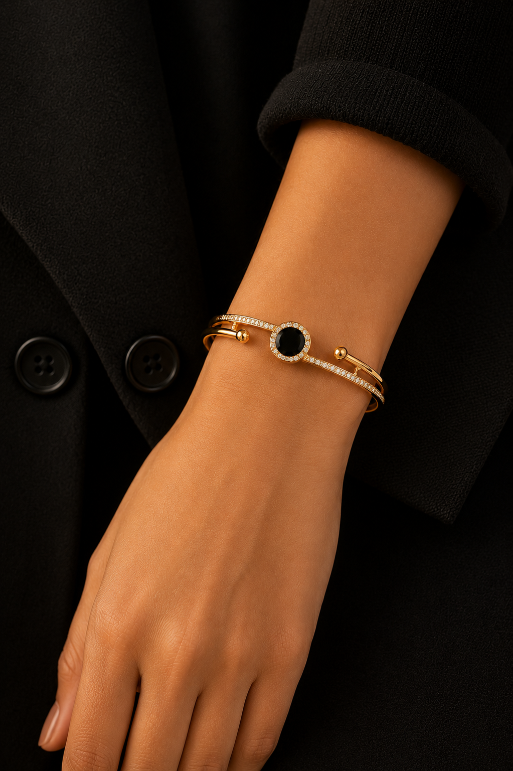 Marina Rhinestone Bangle