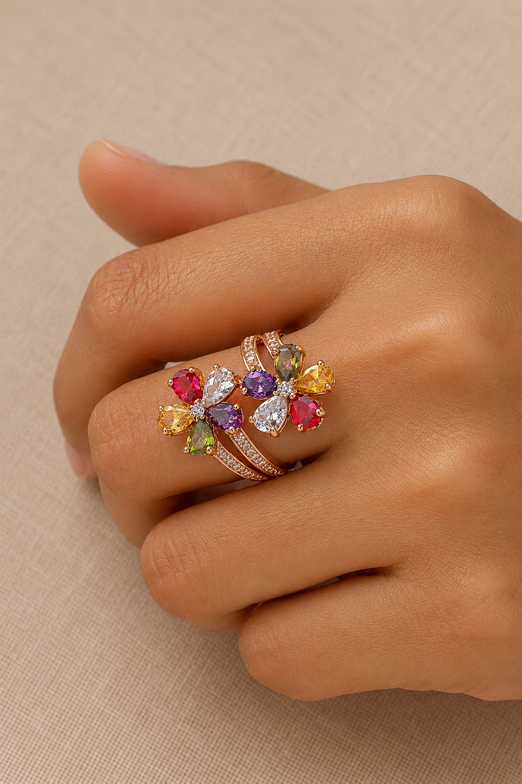 Miguel Flower Ring