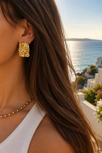 Misho Textured Earrings
