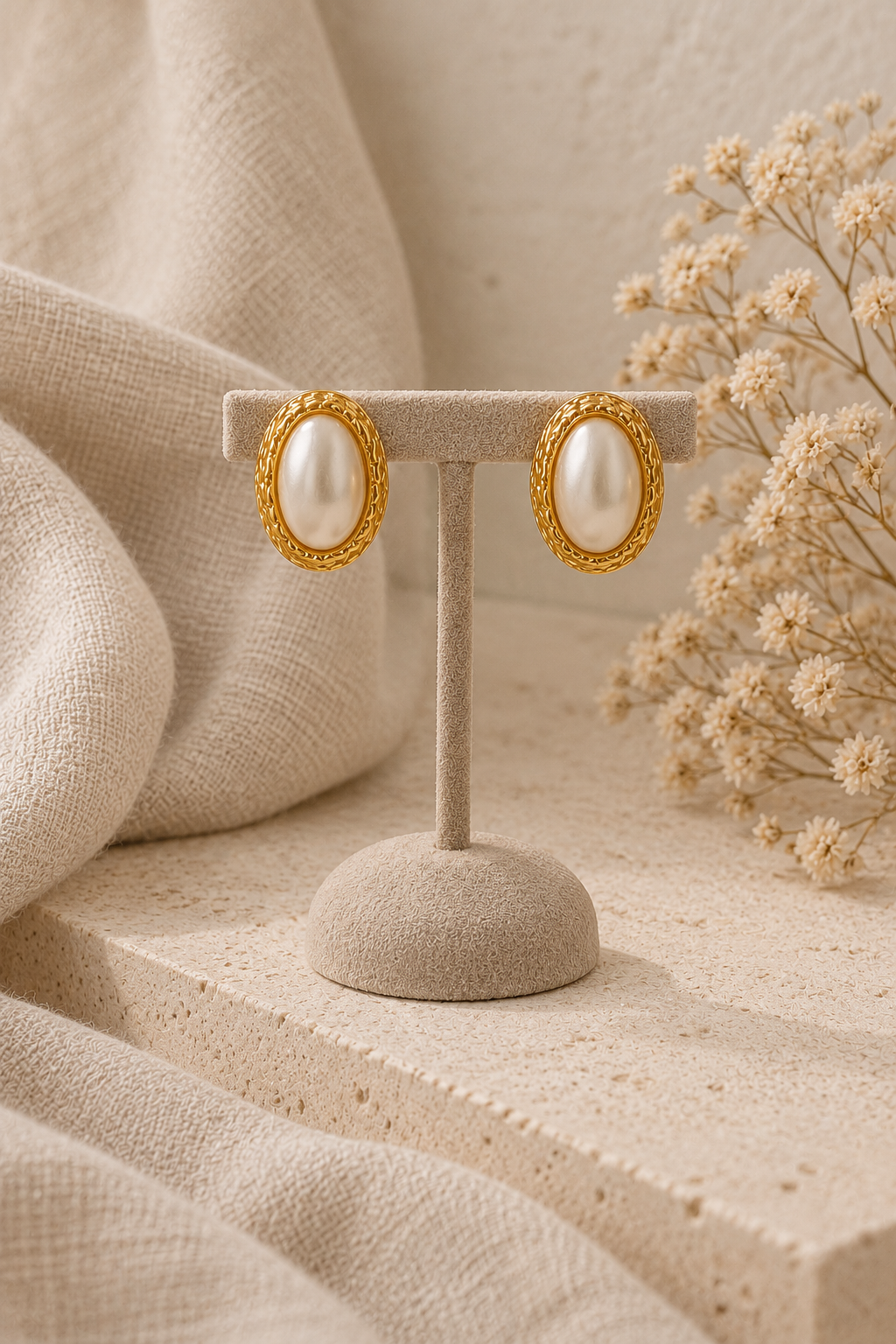 Monica Pearl Studs