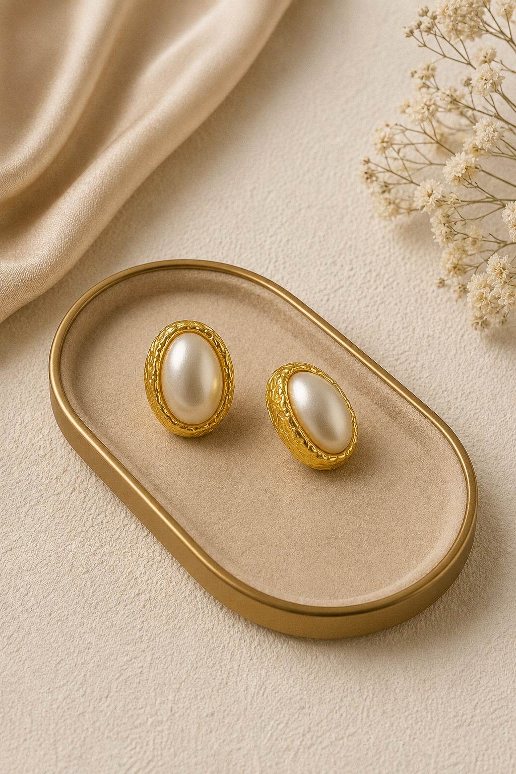 Monika Pearl Studs