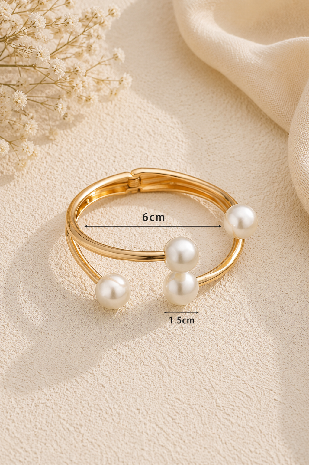Elowen Pearl Bangle
