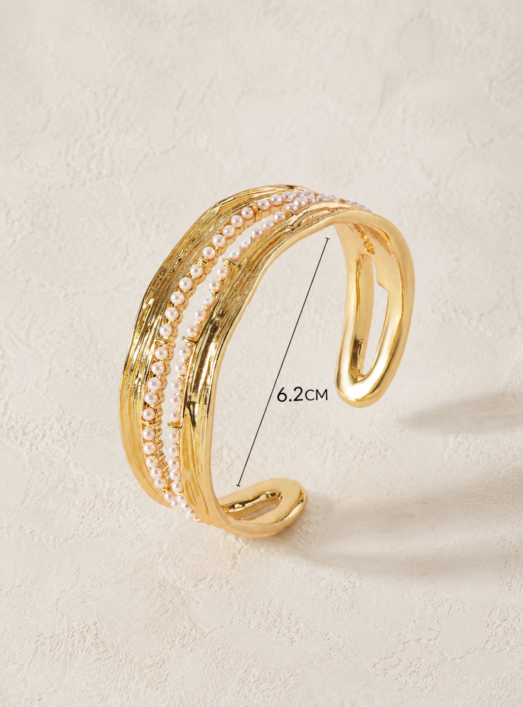 Sheel Pearl Cuff Bangle